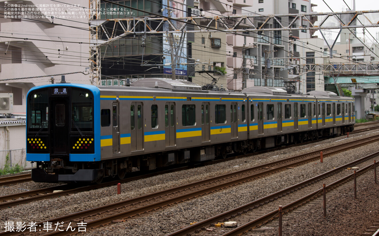 【JR東】神奈川・横浜プレDCだョ!全員集合撮影会 展示車両返却回送の拡大写真