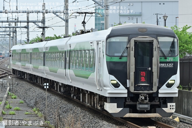 【JR東】臨時特急「あしかが大藤西船橋」号を運転(2026年)（1枚目）