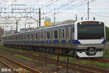 【JR東】赤電塗装だったE531系K451編成が通常塗装となり郡山総合車両センター出場