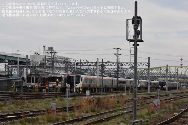 を名古屋車両区で撮影した写真