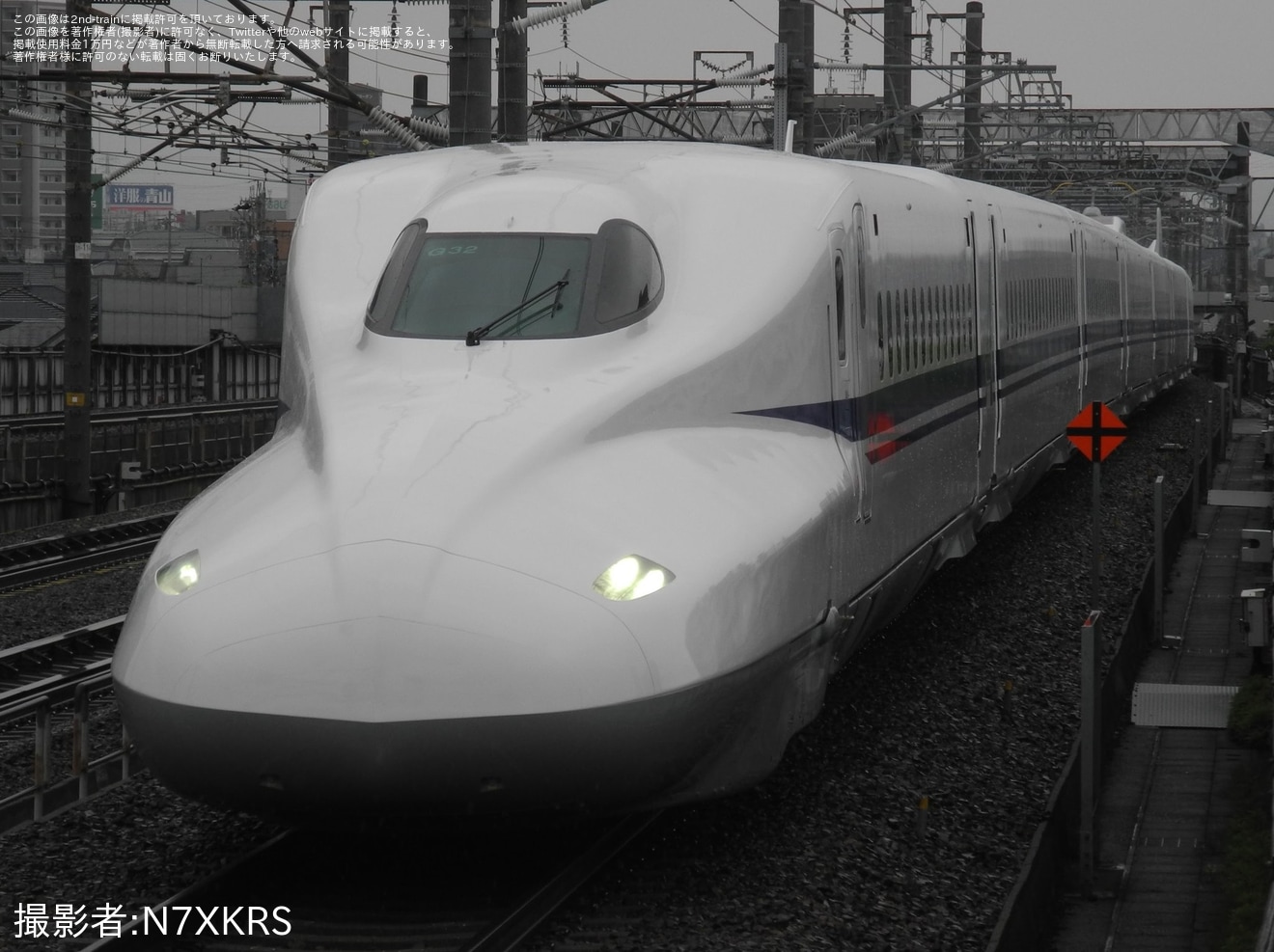 【JR海】N700A G32編成浜松工場出場試運転(202605)の拡大写真