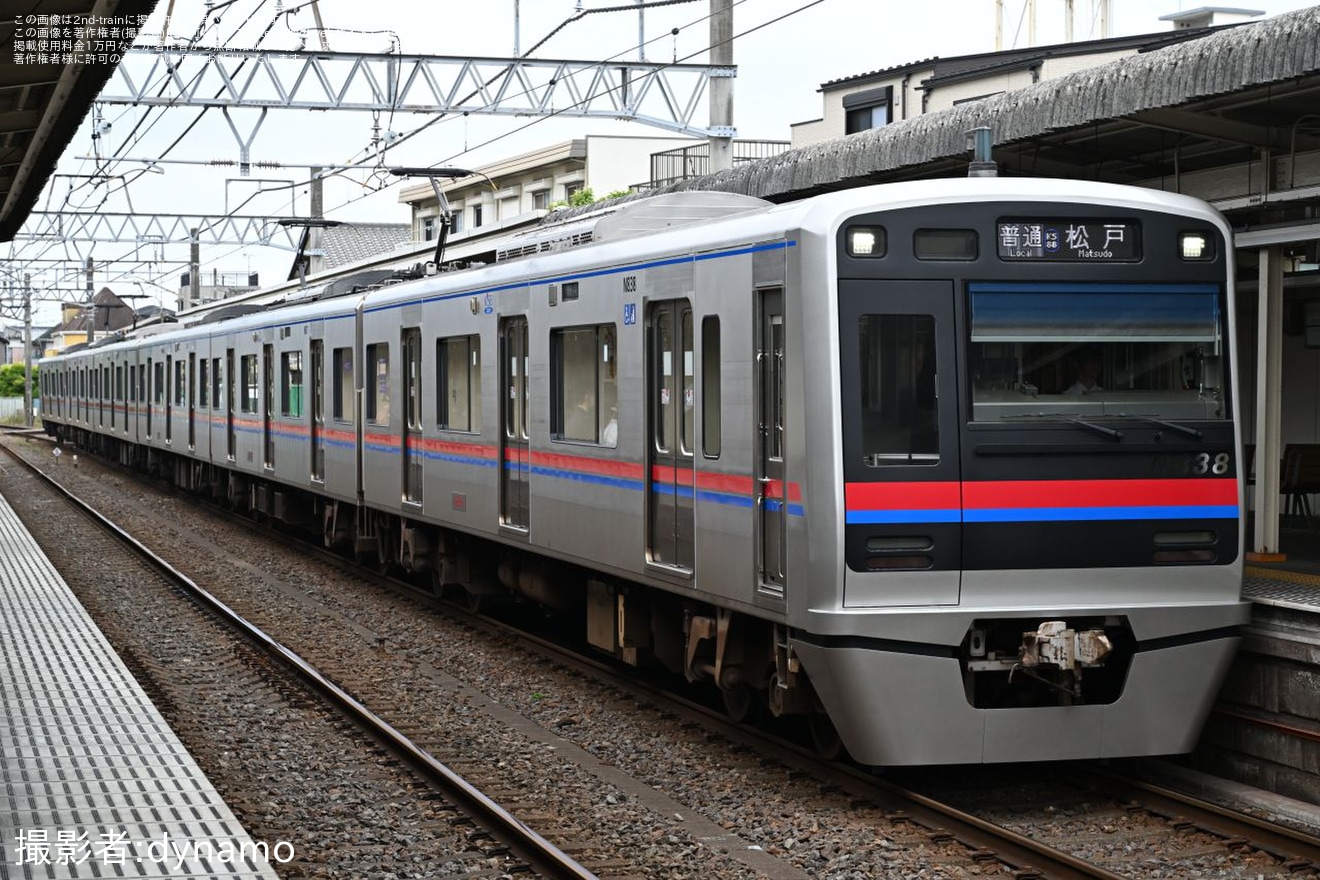 【京成】N800形N838編成が京成標準色となり運用復帰の拡大写真