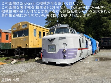 【JR北】ポッポの丘で国鉄781系ライラック号が公開開始