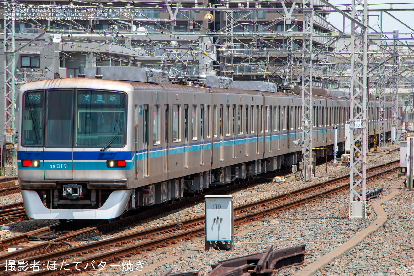 【メトロ】05系05-119F 深川工場出場試運転(202605)の拡大写真