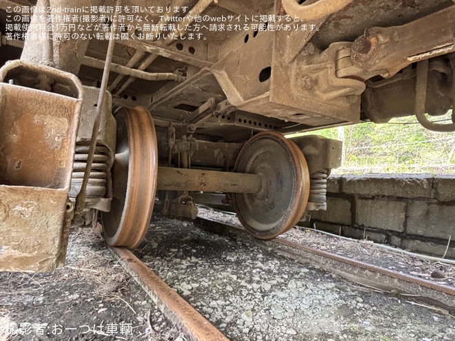 【わ鐵】保存車両のキハ35-70が展示走行を不明で撮影した写真