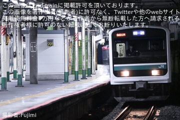 【JR東】E501系カツK704編成上野から返却回送