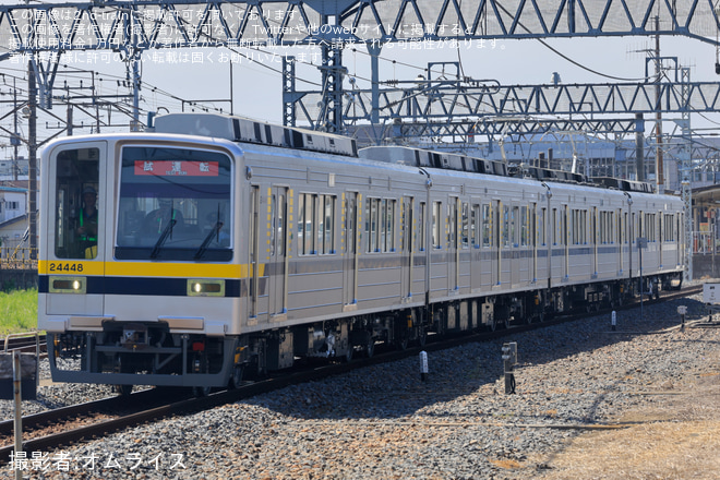【東武】20400型21448F南栗橋工場出場試運転(202605)を栗橋～新古河間で撮影した写真