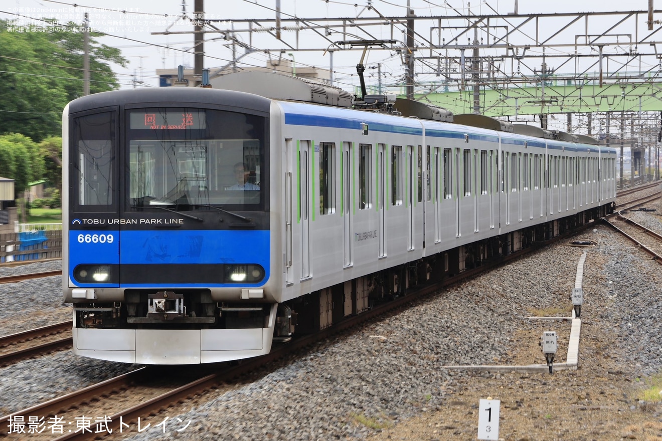 【東武】60000系61609F南栗橋工場入場回送の拡大写真