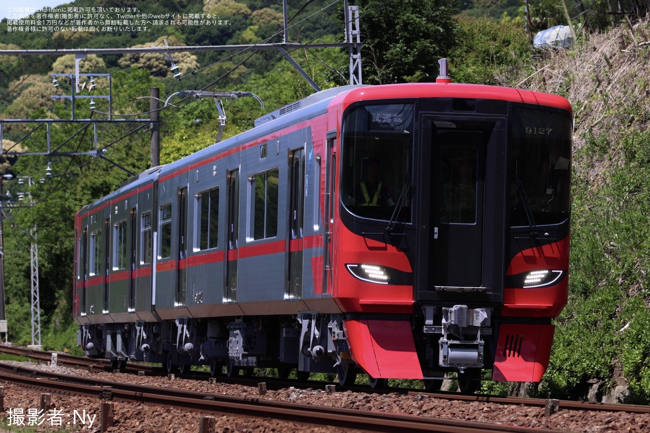 【名鉄】9100系9127F新車性能確認試運転の拡大写真