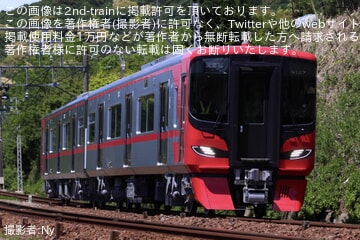 【名鉄】9100系9127F新車性能確認試運転