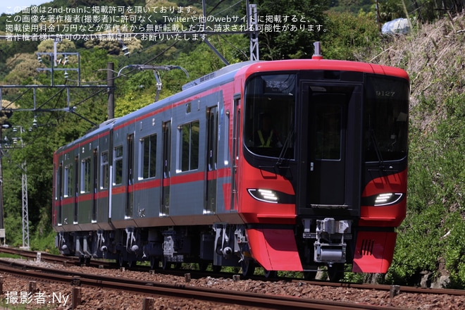 【名鉄】9100系9127F新車性能確認試運転（1枚目）