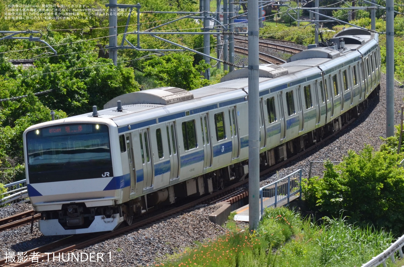 【JR東】E531系K552編成郡山総合車両センター入場回送の拡大写真