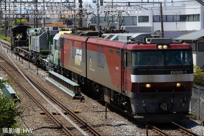 【JR貨】鉄道クレーン車甲種輸送(202605)を不明で撮影した写真