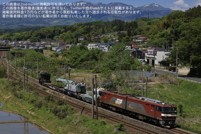【JR貨】鉄道クレーン車甲種輸送(202605)を不明で撮影した写真