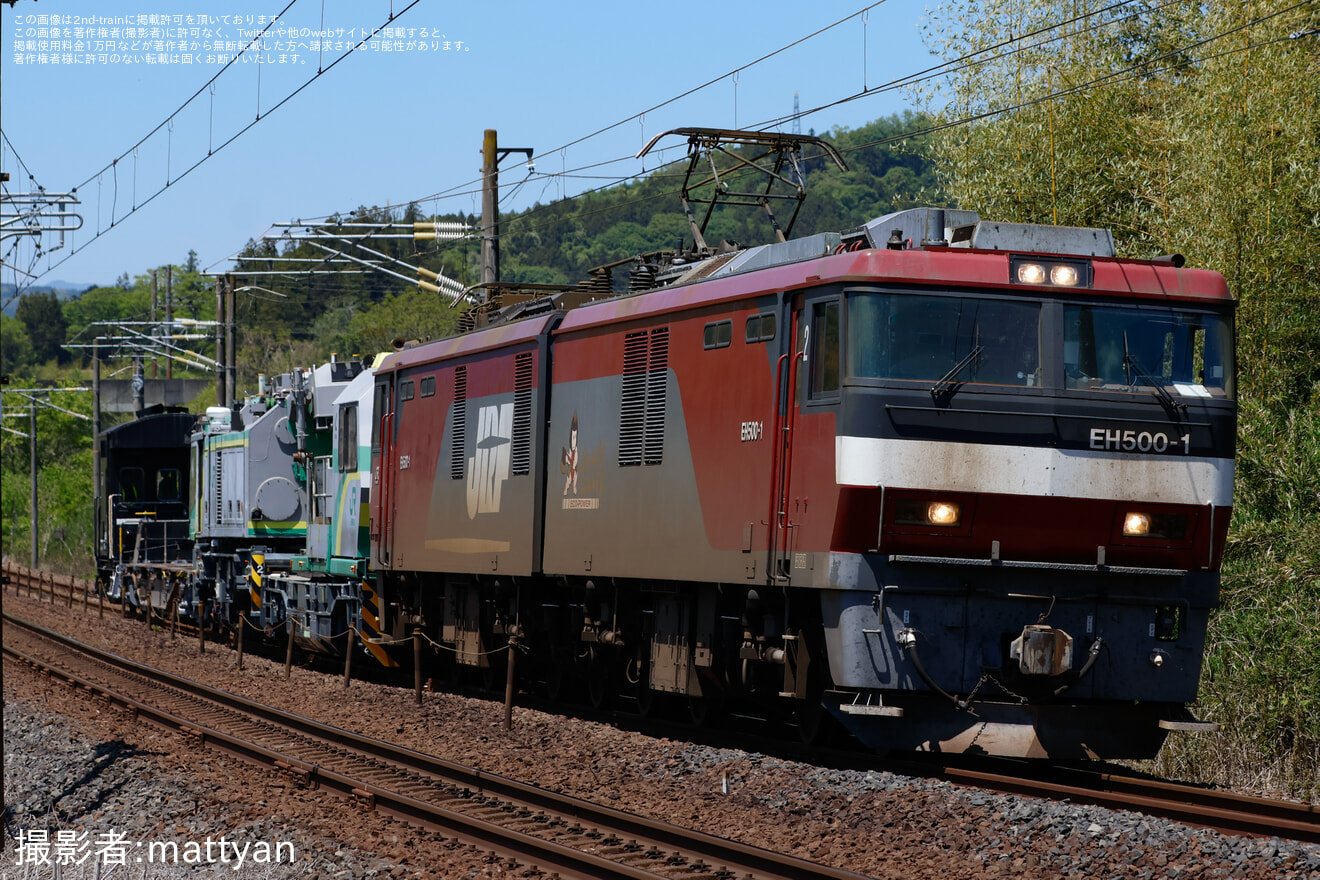 【JR貨】鉄道クレーン車甲種輸送(202605)の拡大写真