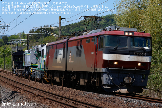 【JR貨】鉄道クレーン車甲種輸送(202605)を不明で撮影した写真