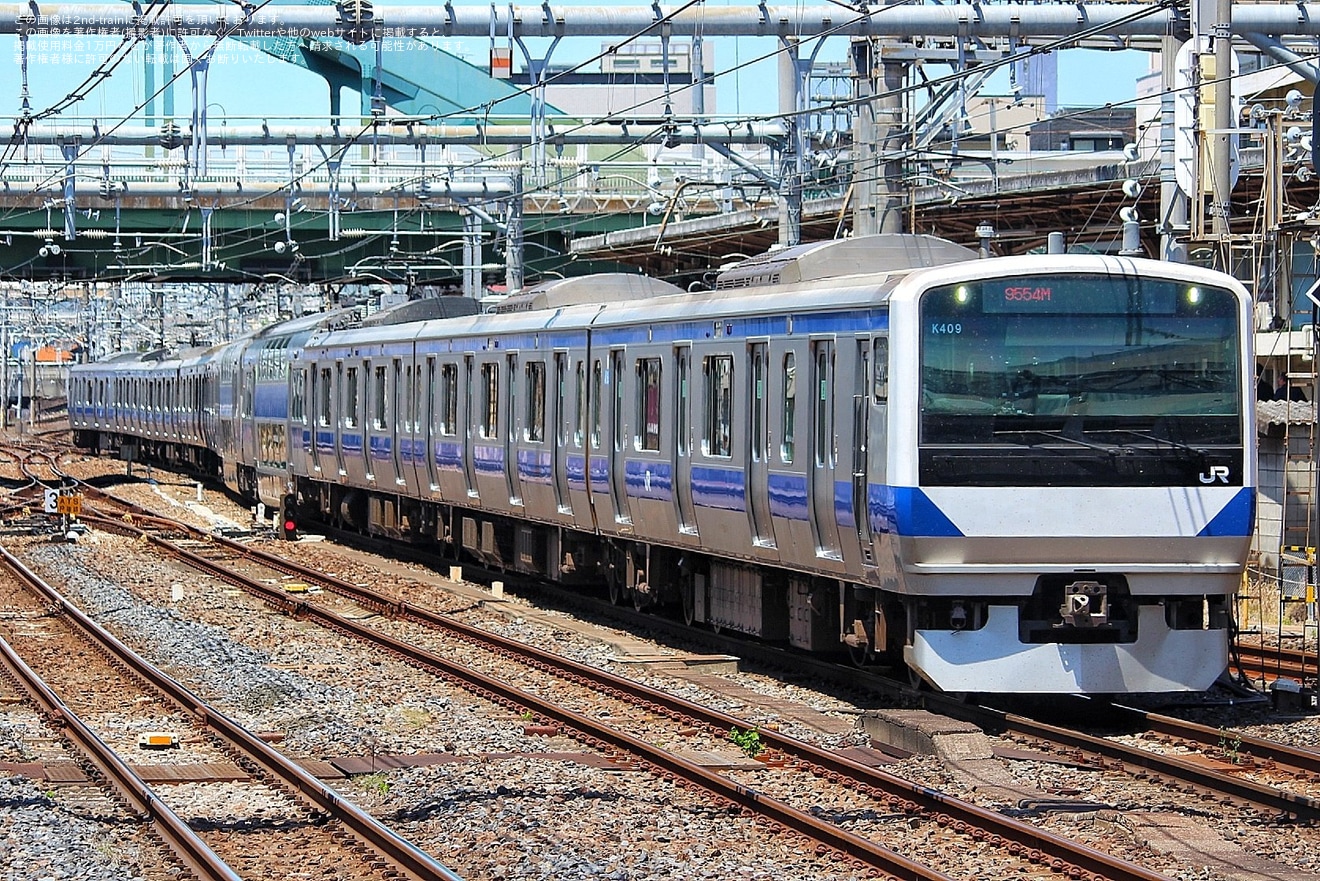 【JR東】E531系カツK409編成 大宮総合車両センター東大宮センター出場の拡大写真