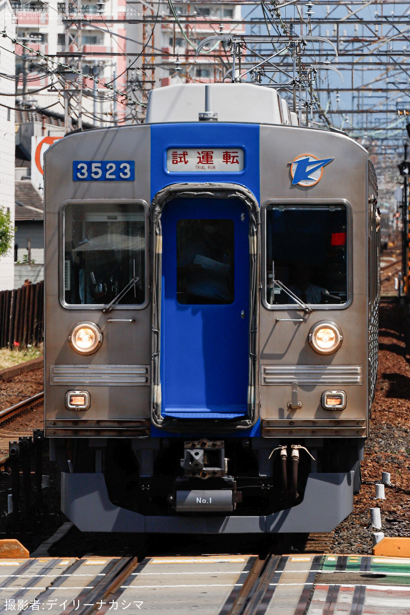 【南海】3000系 3523F千代田工場出場試運転の拡大写真