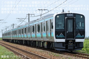 【JR東】長野向け新型車両E131系200番台ナノN1編成+ナノN2編成出場試運転