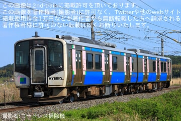 【JR東】HB-E210系C-5編成郡山総合車両センター出場回送(202605)