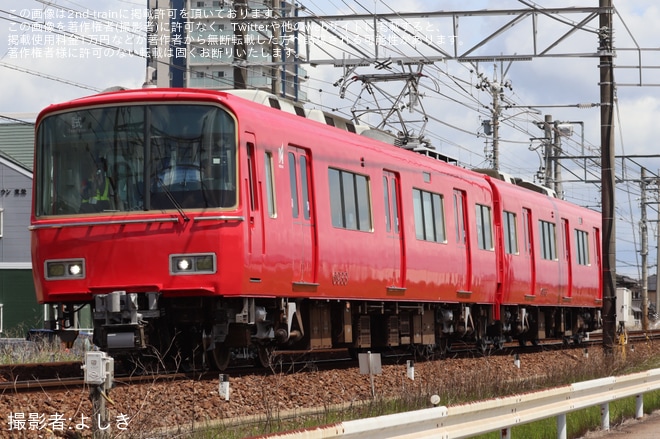 【名鉄】6800系6833F舞木検査場出場試運転 を不明で撮影した写真