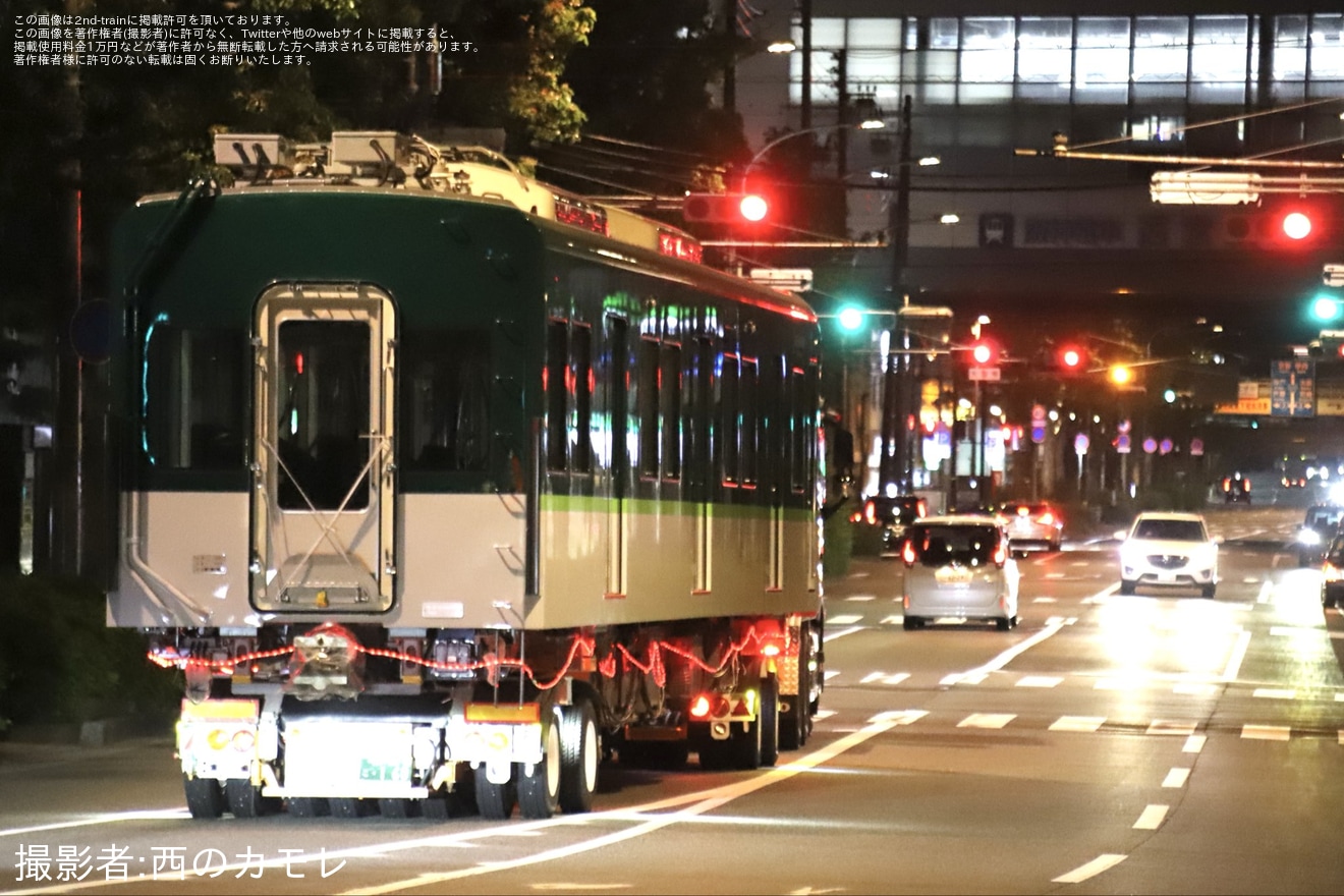 【京阪】13000系13016Fが寝屋川車両基地へ陸送の拡大写真