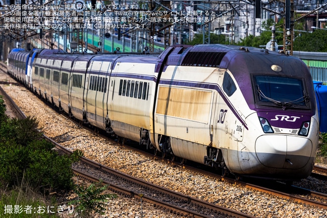 【Korail】KTX+SRT併結試運転が実施を不明で撮影した写真