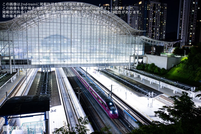 【韓国SRT】SRT向けEMU-320が重連編成で試運転を不明で撮影した写真