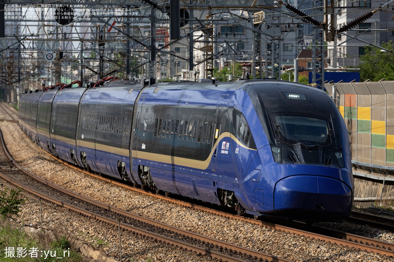 【Korail】KTX-青龍量産車612編成がソウルまで日中試運転の拡大写真