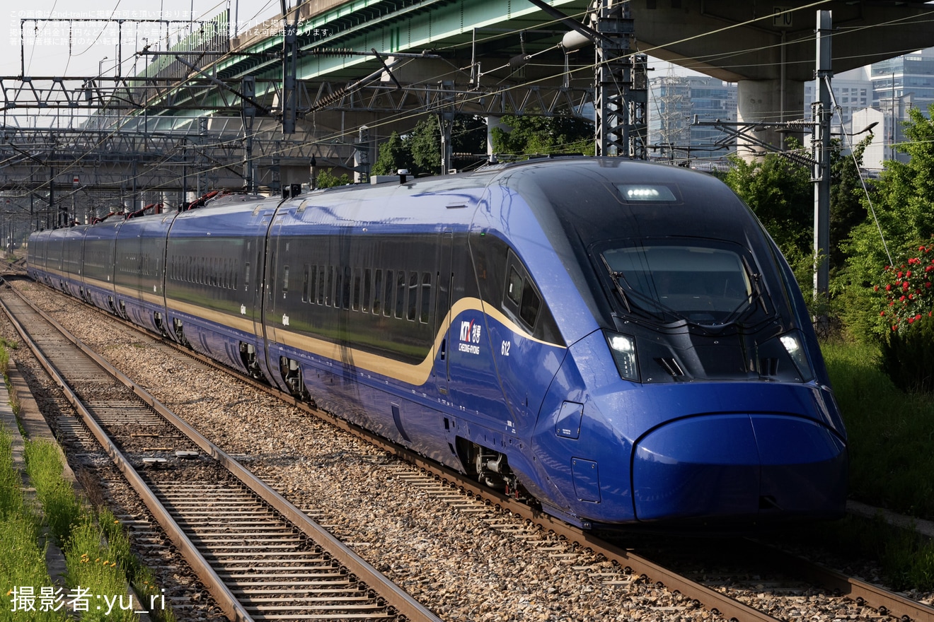 【Korail】KTX-青龍量産車612編成がソウルまで日中試運転の拡大写真