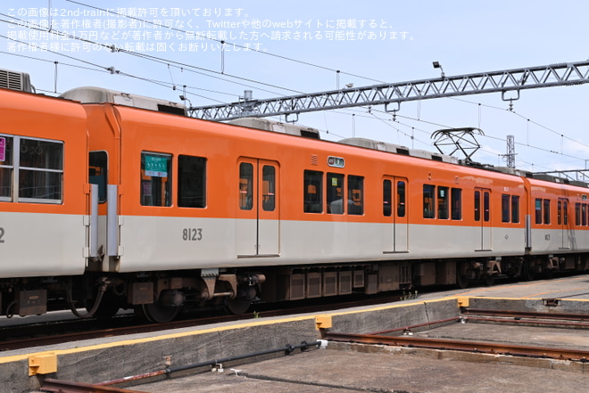 【阪神】8000系8523Fが鉄道友の会関係者に公開される（5枚目）