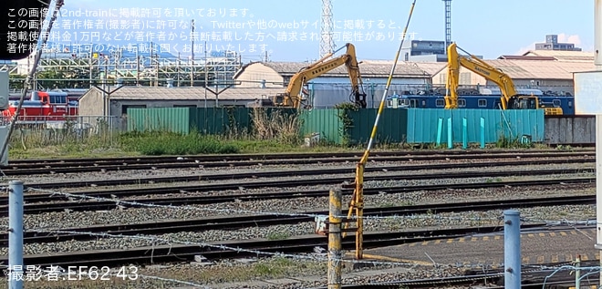 を長野総合車両センターで撮影した写真
