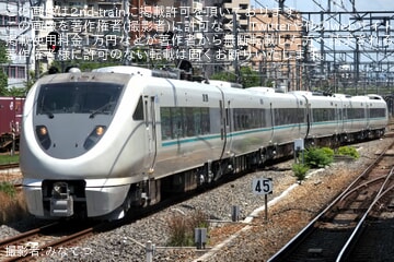 【JR西】289系J02(HD602)編成を使用した台車枠応力測定走行試験