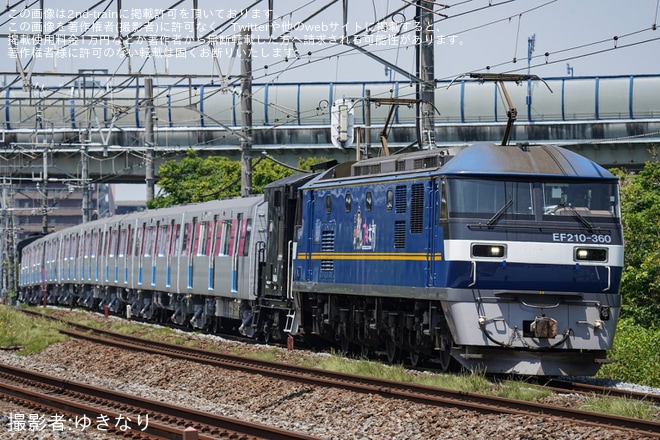 【都営】12-600系12-961F甲種輸送を不明で撮影した写真