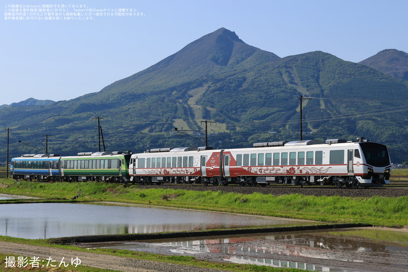 【JR東】団臨「ひなび×SATONO 会津探訪号」が運転の拡大写真