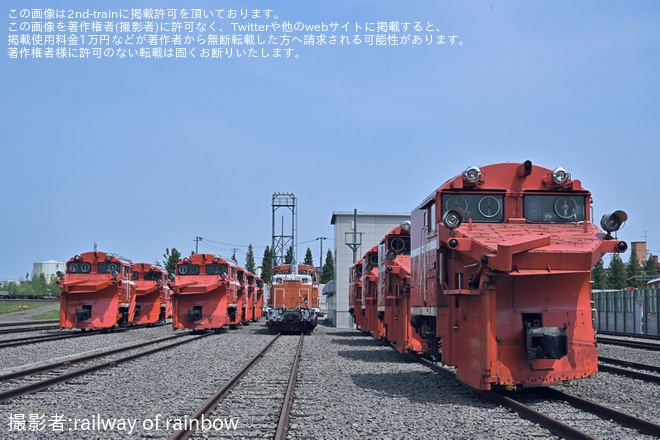 【JR北】「きた北海道のDL車両撮影会 in 旭川運転所」開催を旭川運転所で撮影した写真