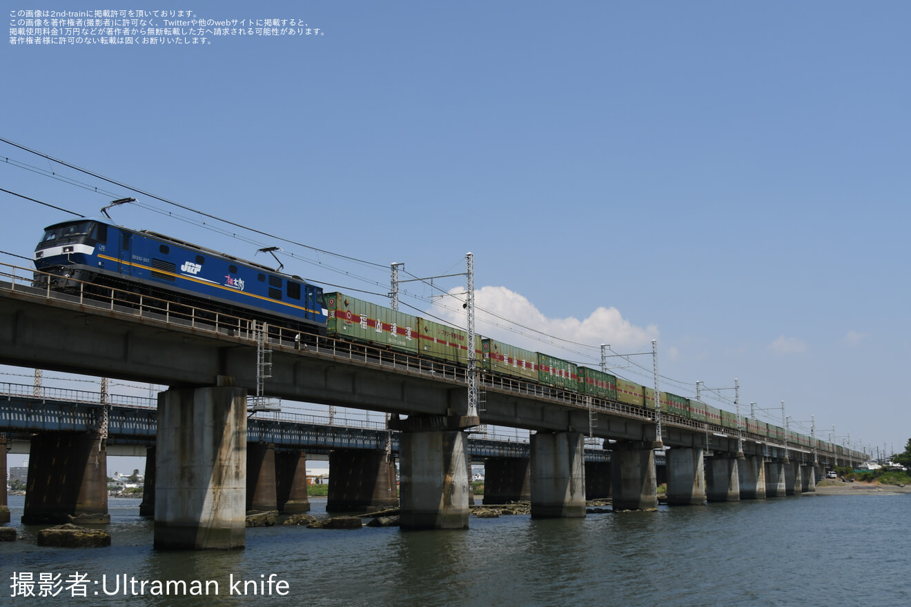 【JR貨】福山レールエクスプレスが東海道旅客線へ迂回の拡大写真