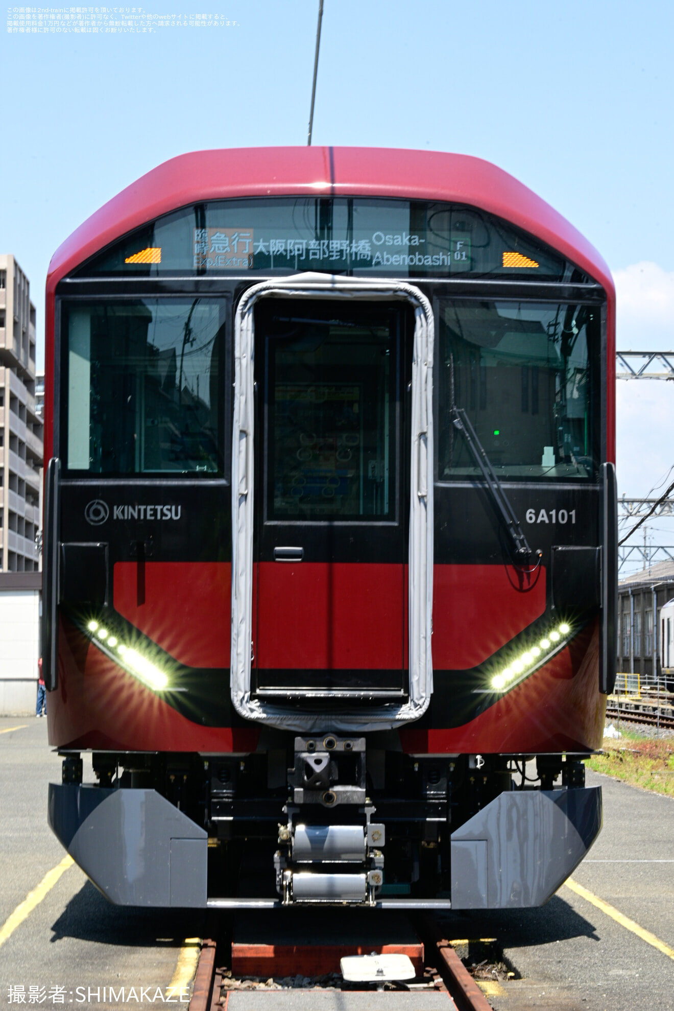 【近鉄】6A系6A01が古市車庫で有料撮影会の拡大写真