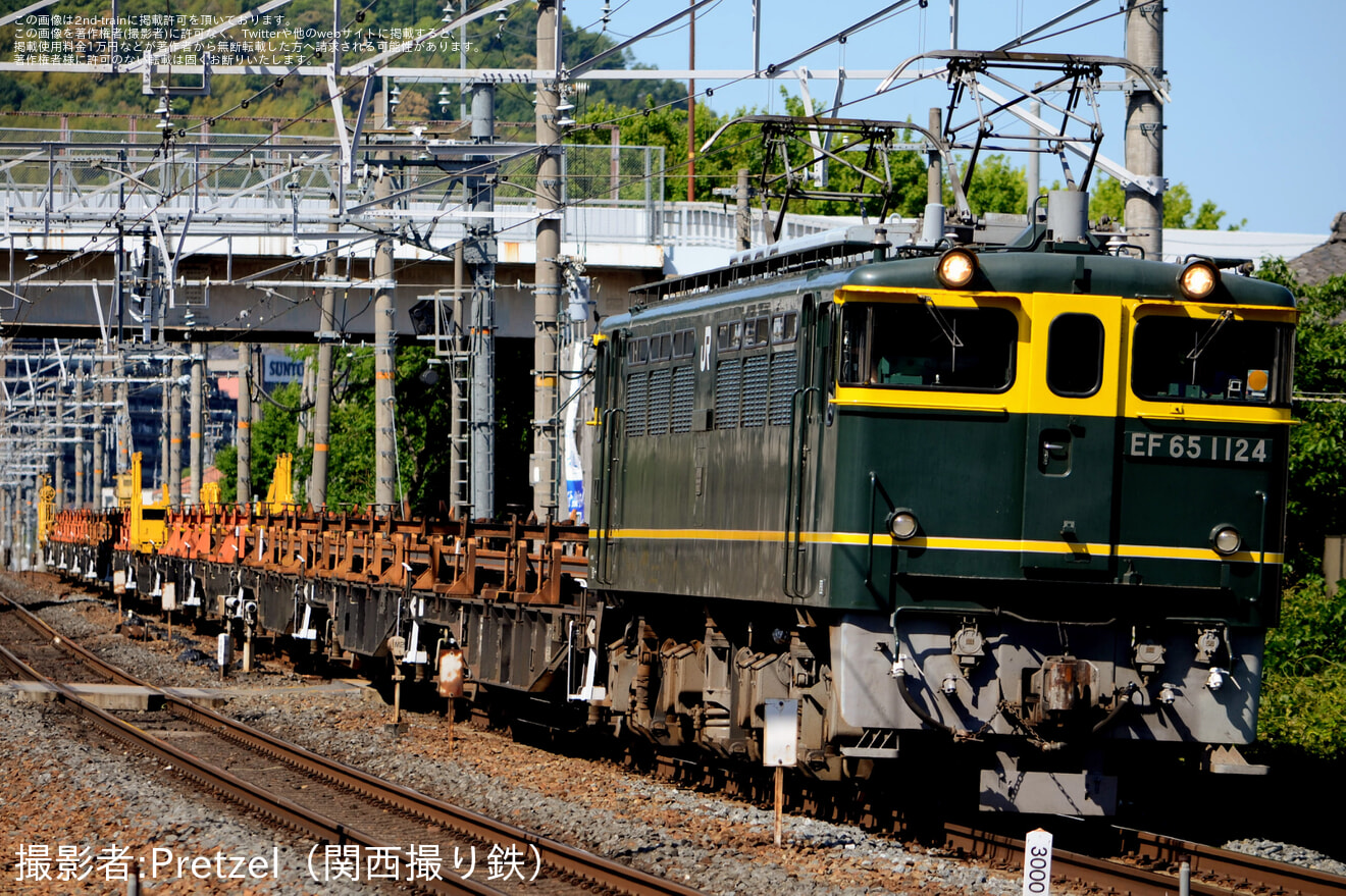 【JR西】トワ釜を使用した新山口工臨が運転の拡大写真