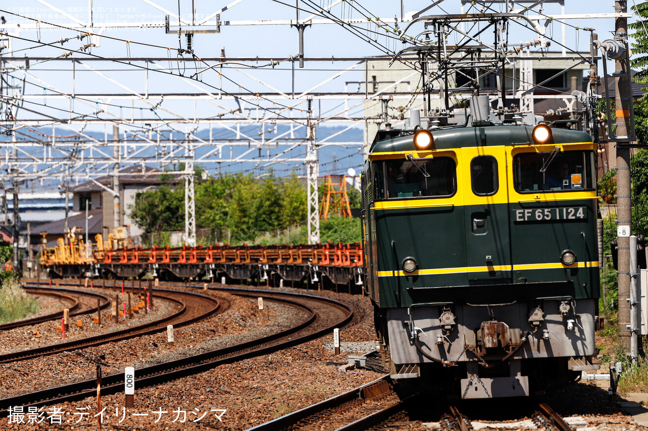 【JR西】トワ釜を使用した新山口工臨が運転の拡大写真