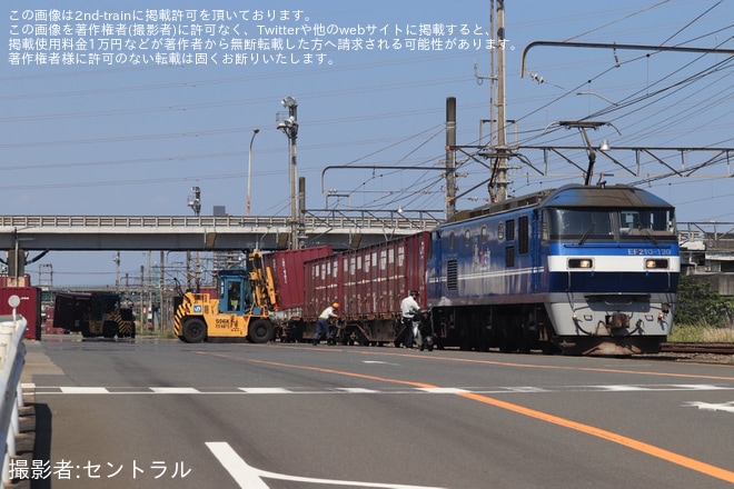 を静岡貨物駅で撮影した写真