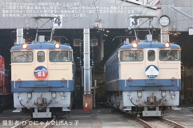 【JR西】「EF15形電気機関車にも会える！国鉄型機関車 夜間展示会 in 網干総合車両所 宮原支所」ツアー開催を網干総合車両所宮原支所で撮影した写真