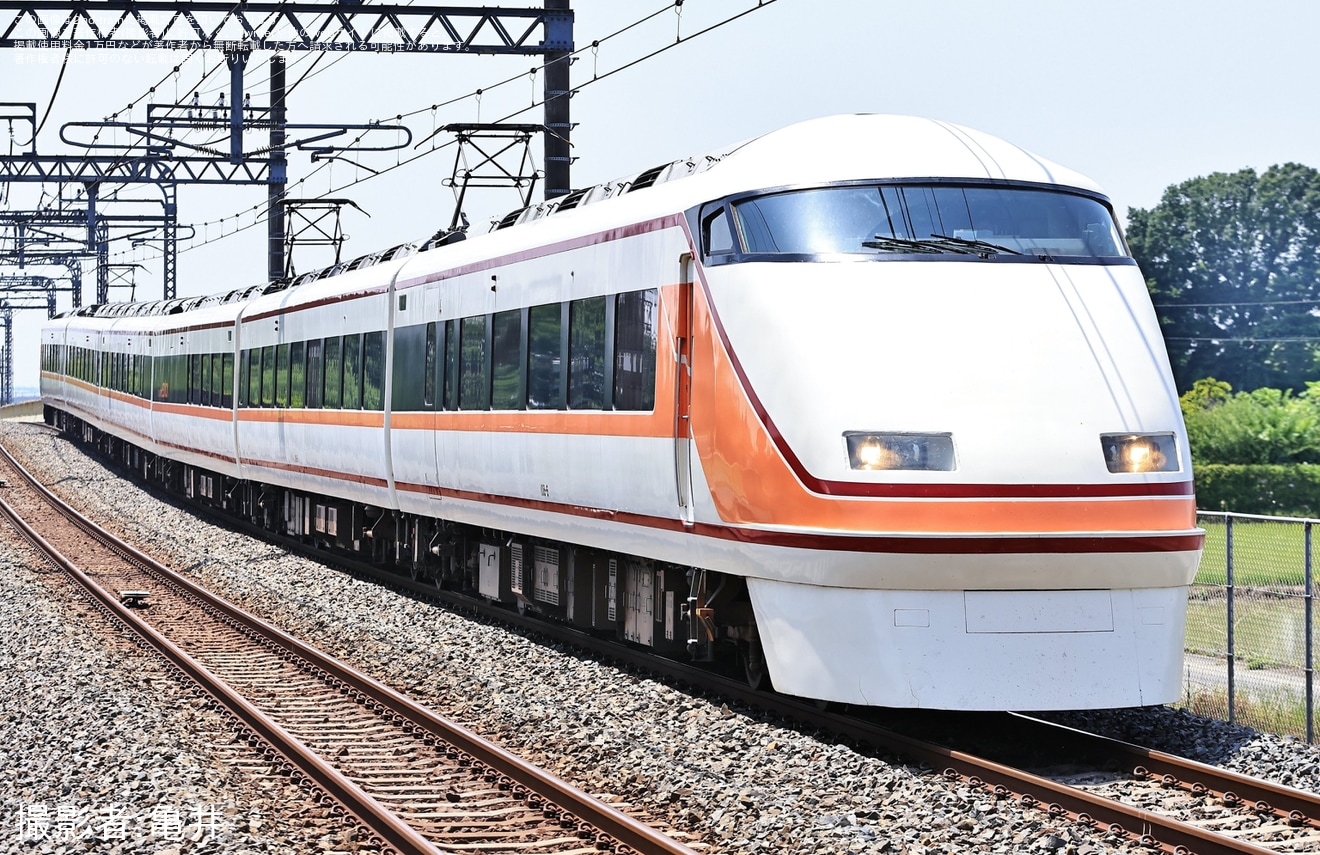 【東武】100系108F南栗橋工場入場回送の拡大写真