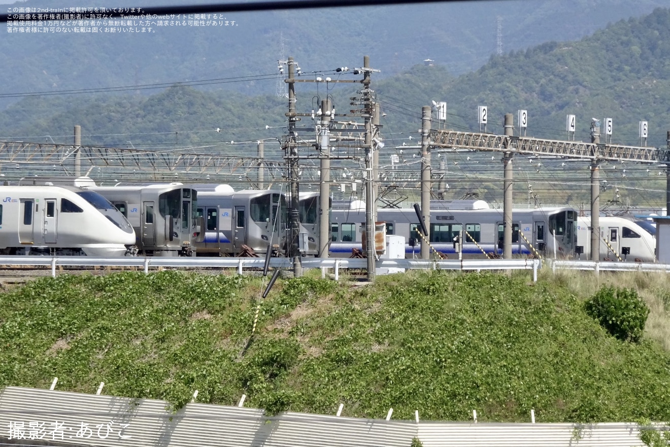 【JR西】289系J2編成からHD602編成へ書き換えられていることが確認の拡大写真