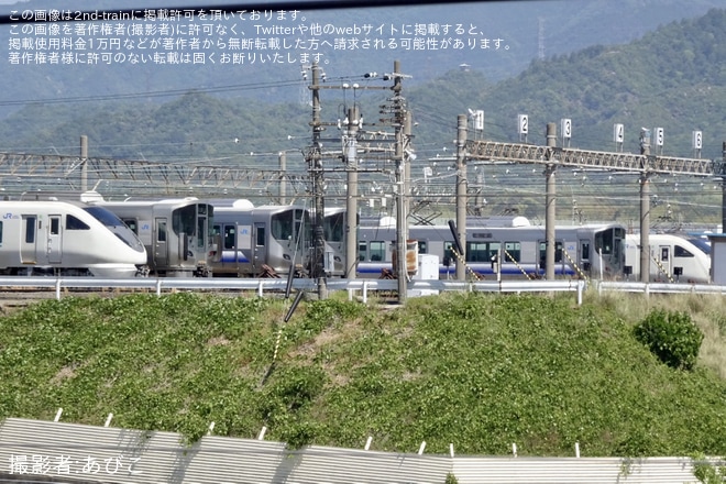 【JR西】289系J2編成からHD602編成へ書き換えられていることが確認（4枚目）