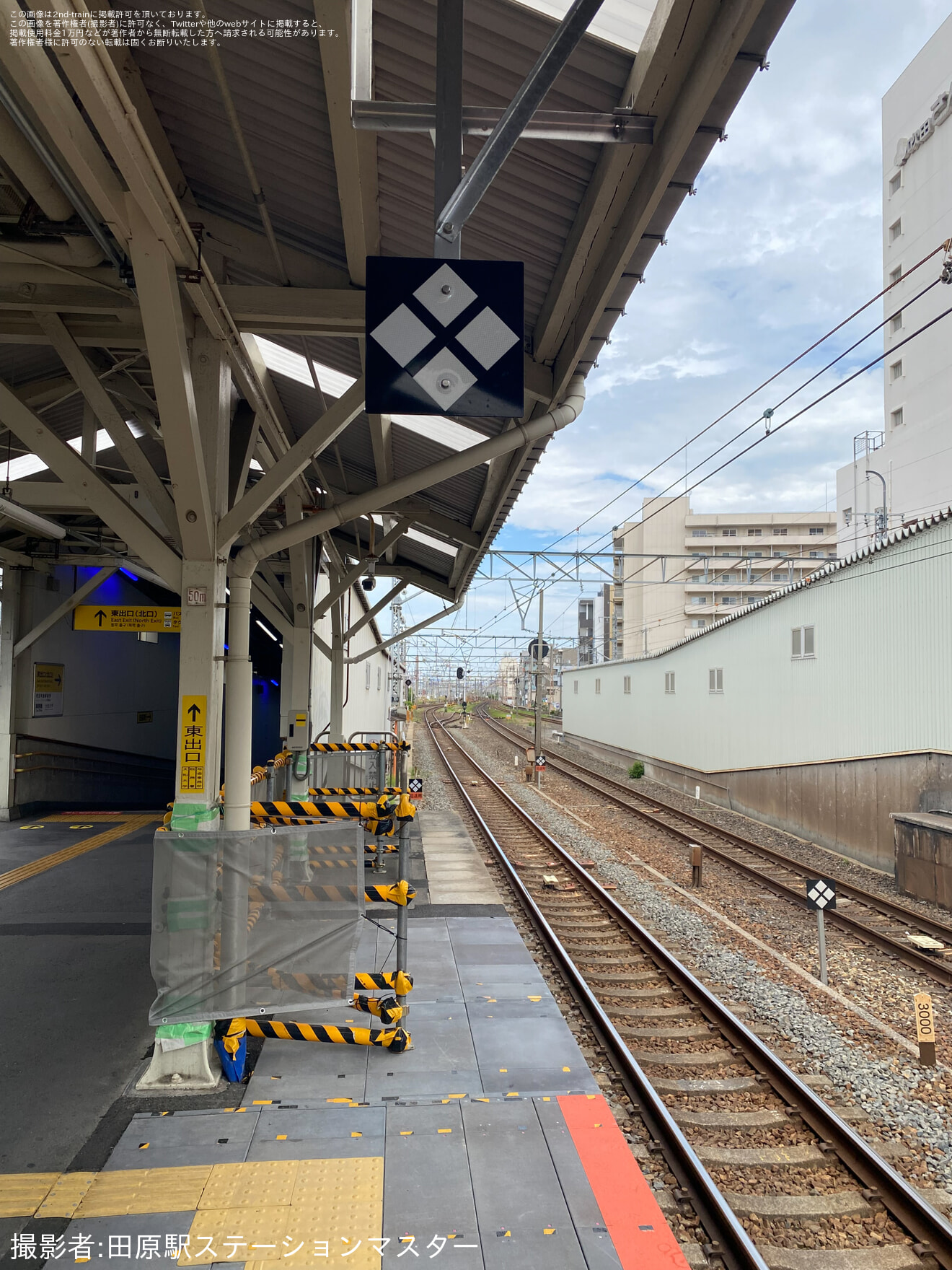 【JR西】吹田駅停車位置目標移動されるの拡大写真