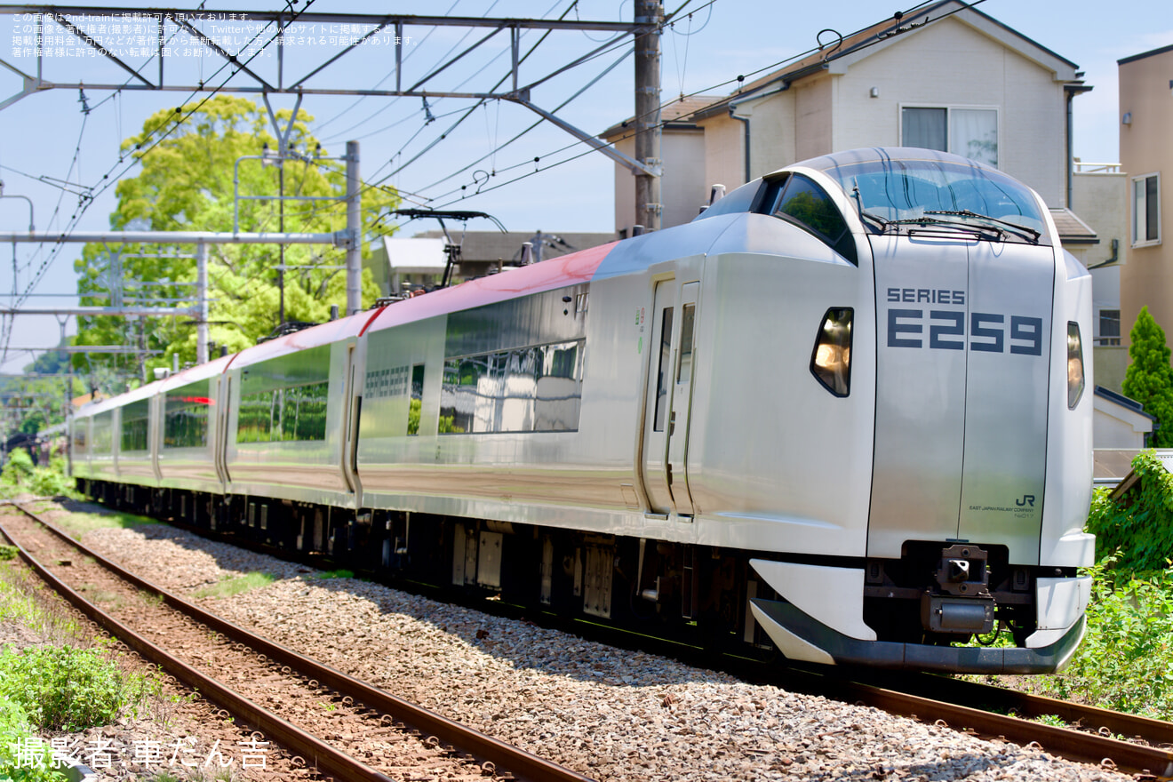 【JR東】E259系クラNe017編成 TASC試運転の拡大写真