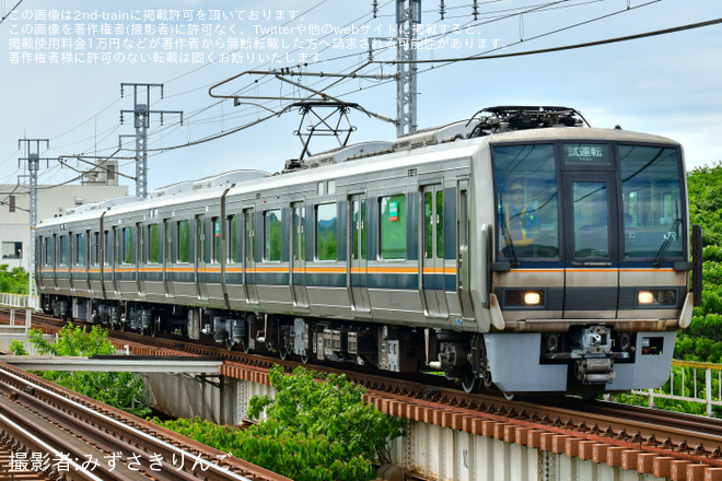 【JR西】207系S60編成網干総合車両所本所出場試運転（2枚目）