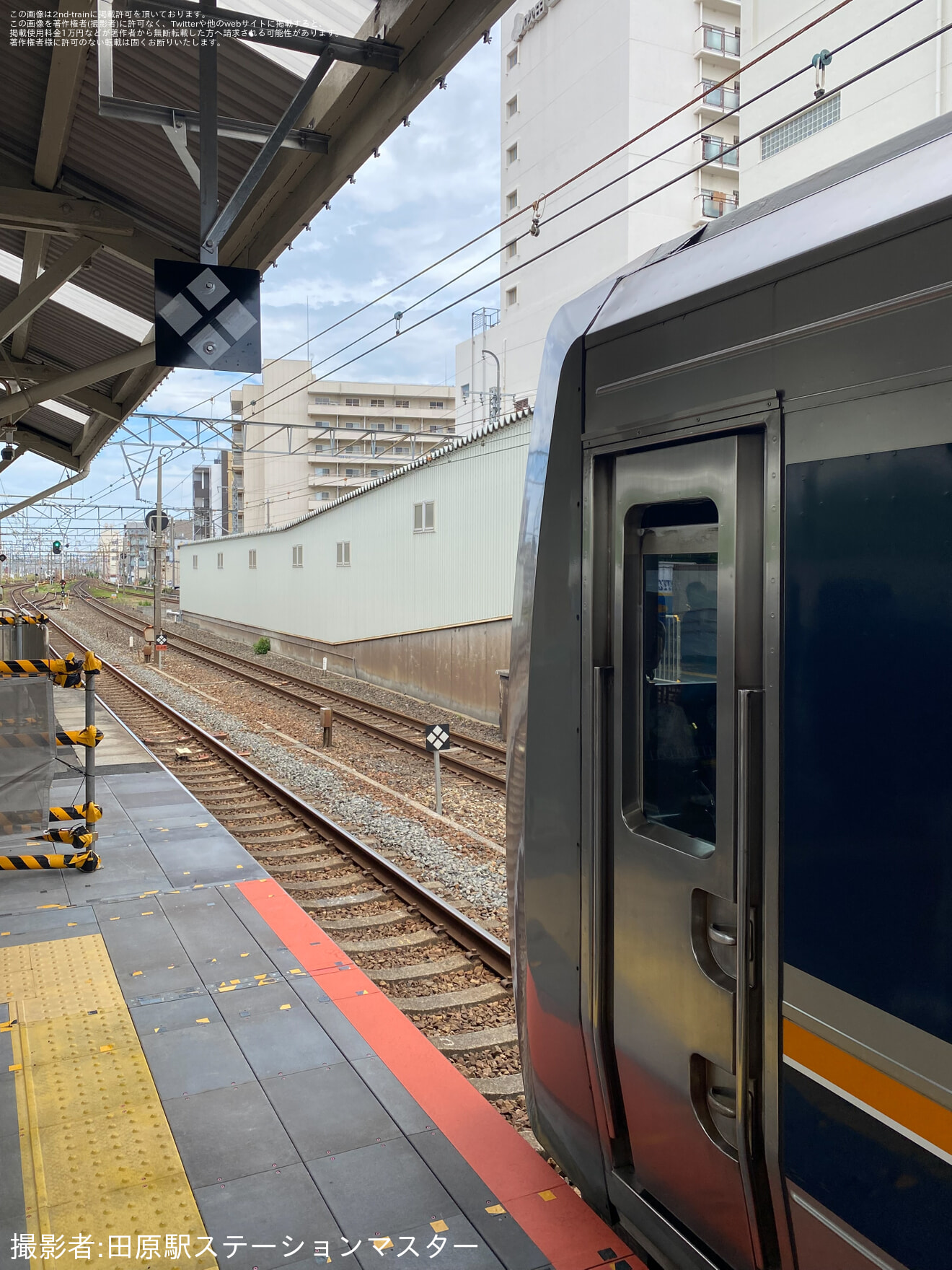 【JR西】吹田駅停車位置目標移動されるの拡大写真