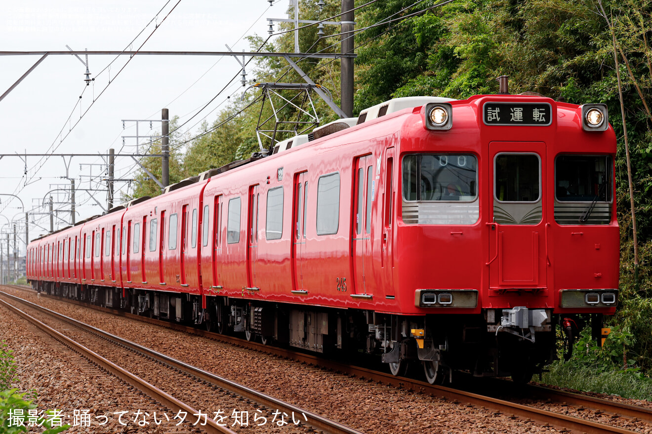 【名鉄】200系215F舞木検査場出場試運転の拡大写真
